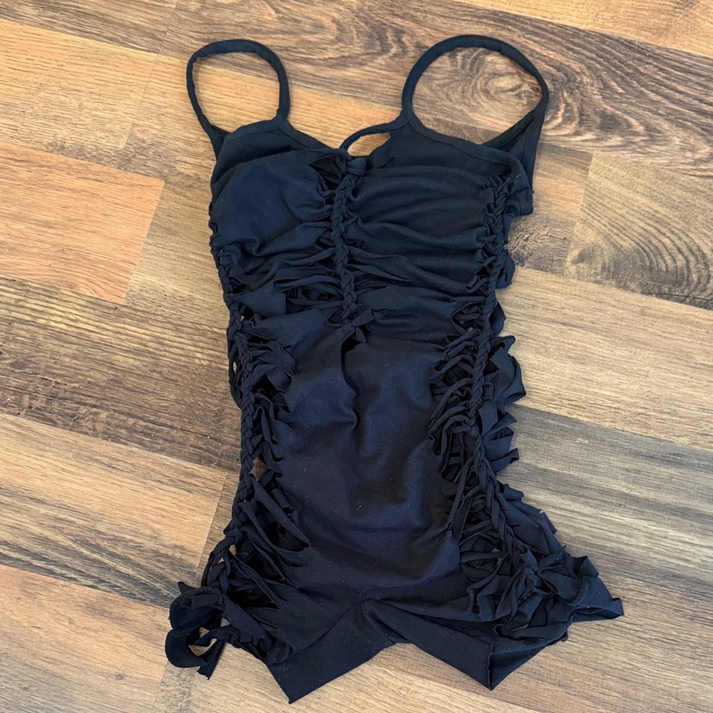Black Kids One Piece Swimsuit